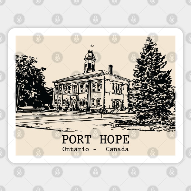 Port Hope - Ontario Magnet by Lakeric